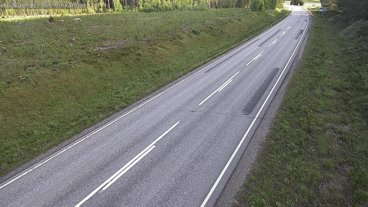 Weather Camera Image Road 6 Nurmes, Lamminkangas, Nurmes, Pohjois-Karjala