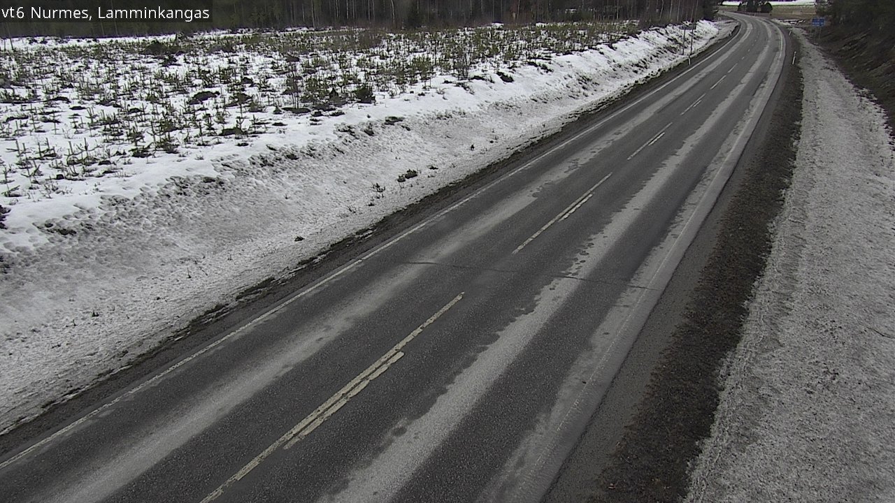 Weather Camera Image Road 6 Nurmes, Lamminkangas, Nurmes, Pohjois-Karjala