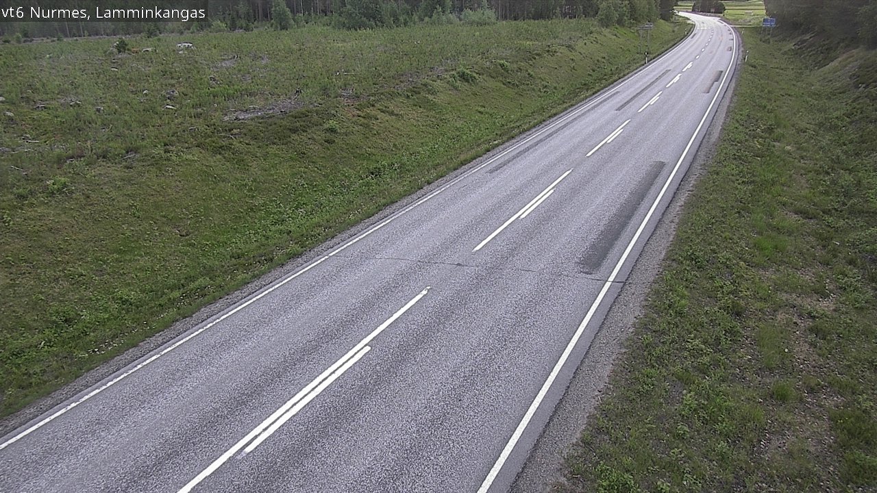 Weather Camera Image Road 6 Nurmes, Lamminkangas, Nurmes, Pohjois-Karjala