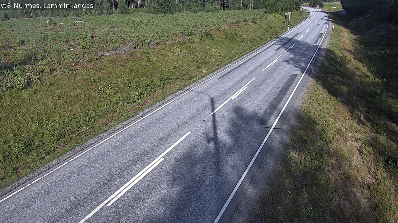 Weather Camera Image Road 6 Nurmes, Lamminkangas, Nurmes, Pohjois-Karjala
