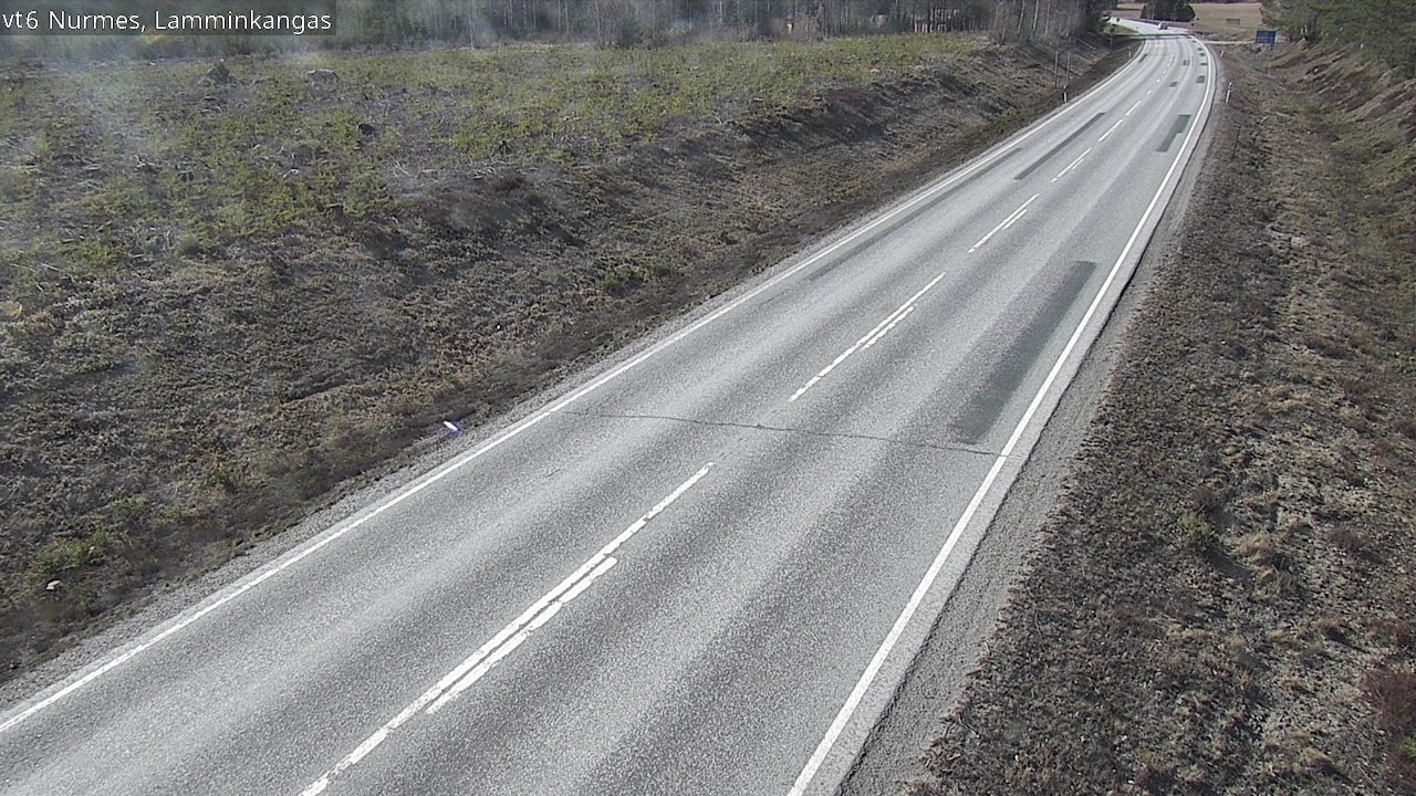 Weather Camera Image Väg 6 Nurmes, Lamminkangas, Nurmes, Pohjois-Karjala