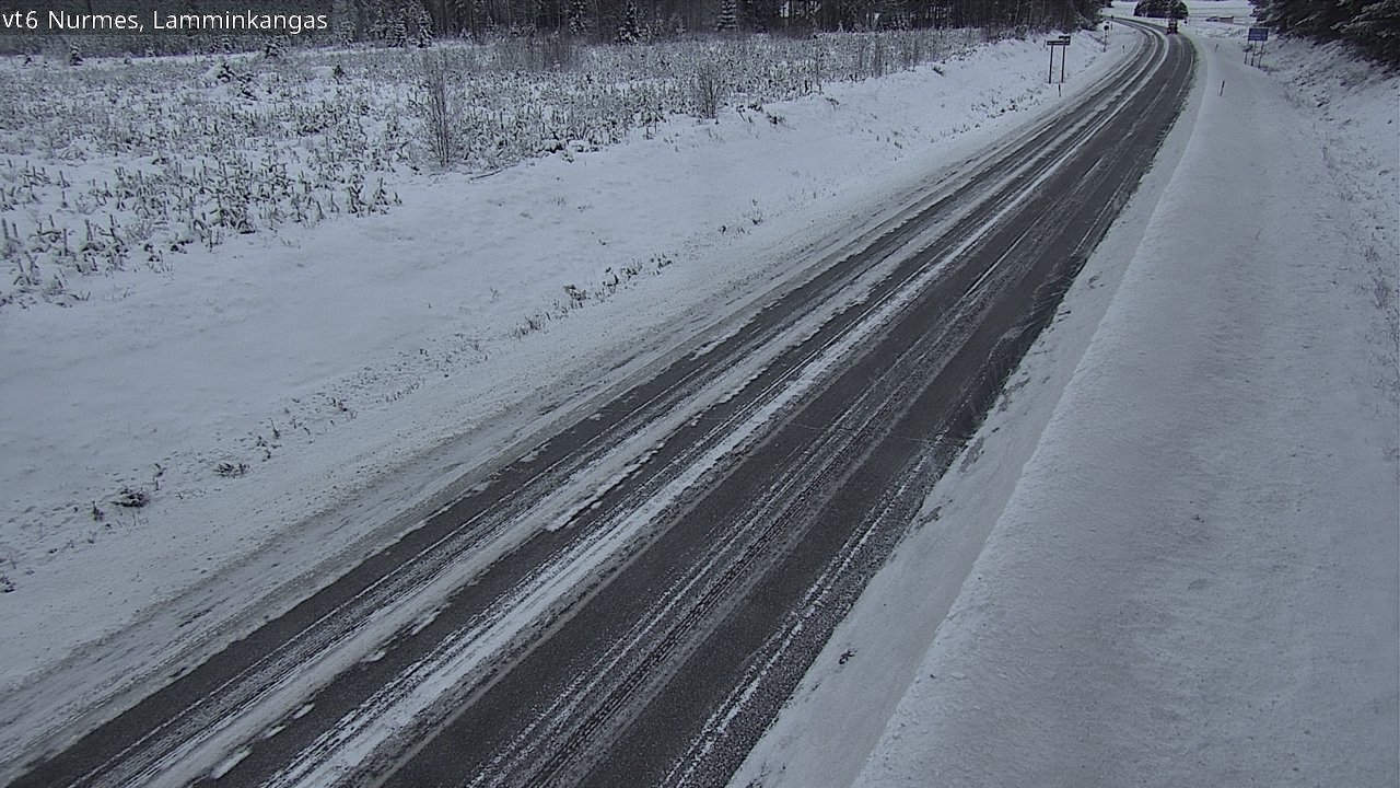 Weather Camera Image Road 6 Nurmes, Lamminkangas, Nurmes, Pohjois-Karjala
