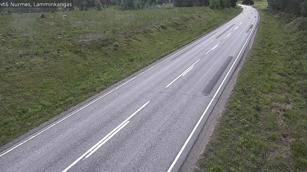 Weather Camera Image Road 6 Nurmes, Lamminkangas, Nurmes, Pohjois-Karjala