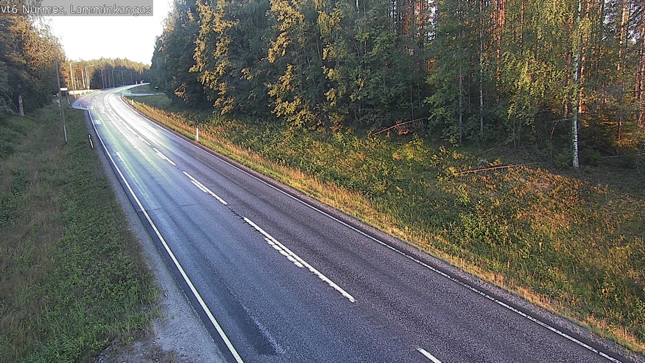 Weather Camera Image Road 6 Nurmes, Lamminkangas, Nurmes, Pohjois-Karjala