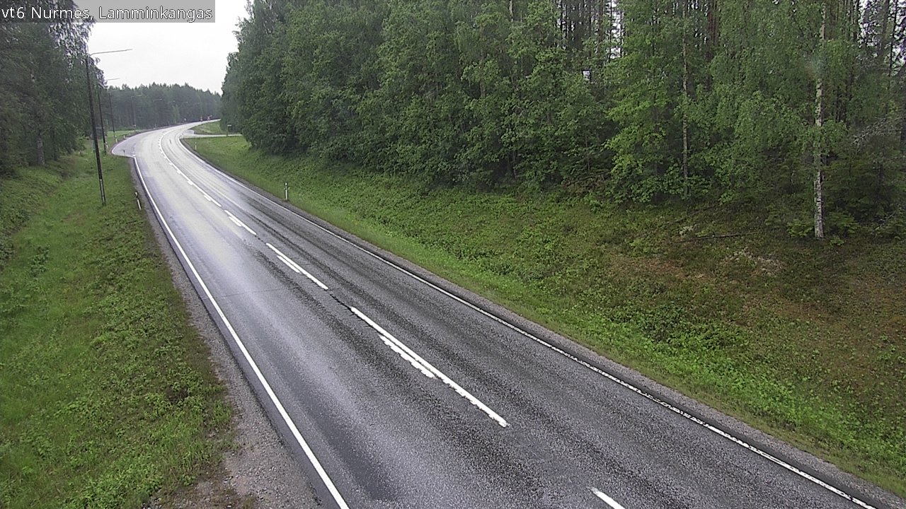 Weather Camera Image Road 6 Nurmes, Lamminkangas, Nurmes, Pohjois-Karjala