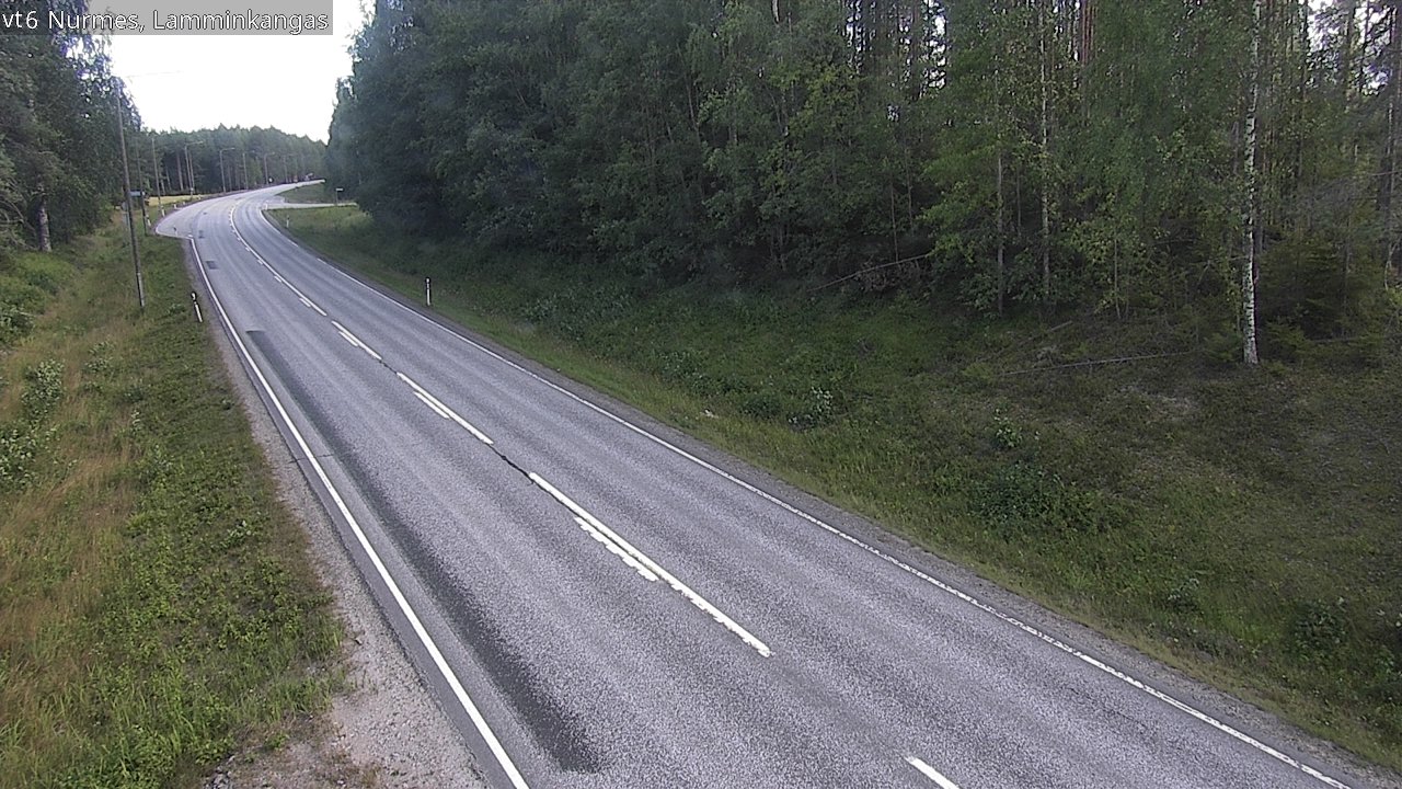 Weather Camera Image Road 6 Nurmes, Lamminkangas, Nurmes, Pohjois-Karjala