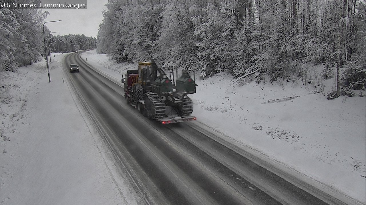 Weather Camera Image Road 6 Nurmes, Lamminkangas, Nurmes, Pohjois-Karjala