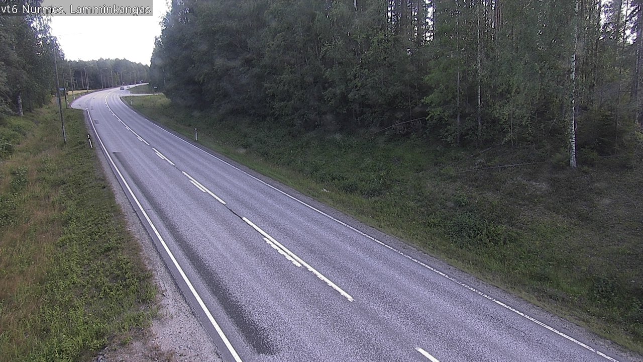 Weather Camera Image Road 6 Nurmes, Lamminkangas, Nurmes, Pohjois-Karjala