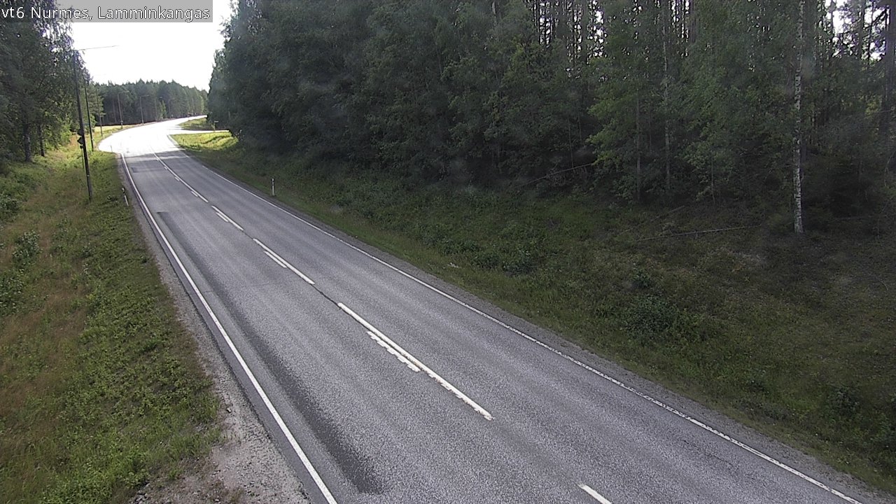 Weather Camera Image Road 6 Nurmes, Lamminkangas, Nurmes, Pohjois-Karjala