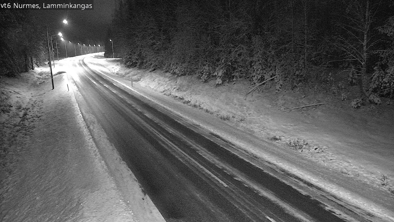 Weather Camera Image Road 6 Nurmes, Lamminkangas, Nurmes, Pohjois-Karjala