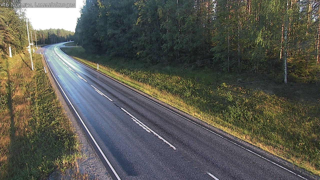 Weather Camera Image Road 6 Nurmes, Lamminkangas, Nurmes, Pohjois-Karjala