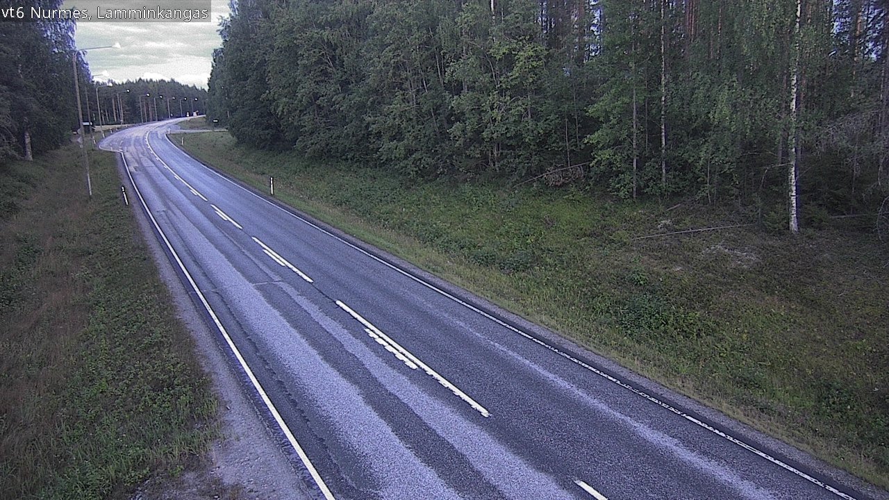 Weather Camera Image Road 6 Nurmes, Lamminkangas, Nurmes, Pohjois-Karjala