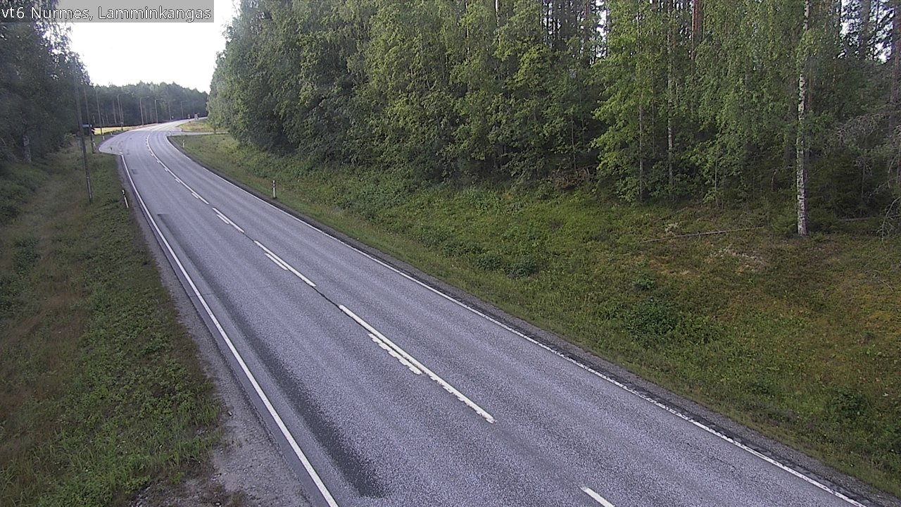 Weather Camera Image Road 6 Nurmes, Lamminkangas, Nurmes, Pohjois-Karjala