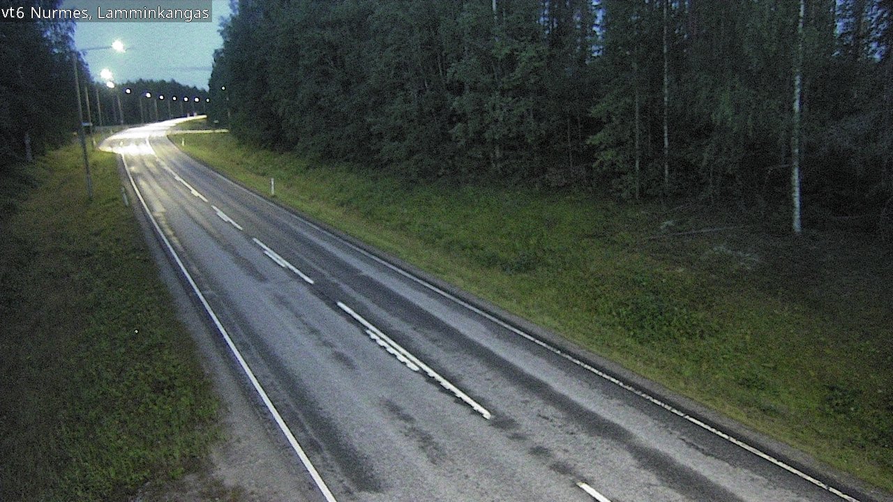 Weather Camera Image Road 6 Nurmes, Lamminkangas, Nurmes, Pohjois-Karjala