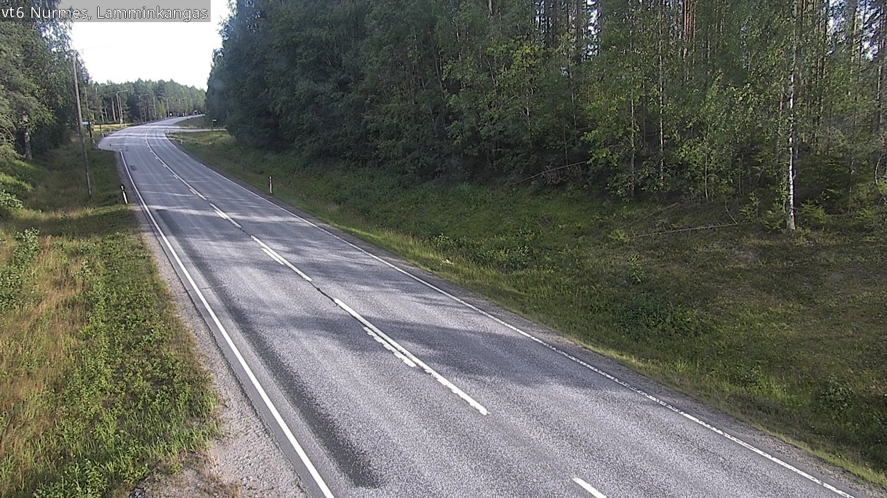 Weather Camera Image Road 6 Nurmes, Lamminkangas, Nurmes, Pohjois-Karjala