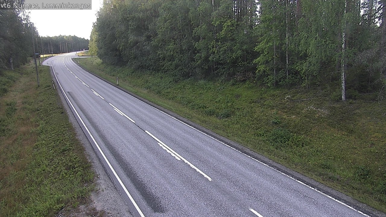 Weather Camera Image Road 6 Nurmes, Lamminkangas, Nurmes, Pohjois-Karjala