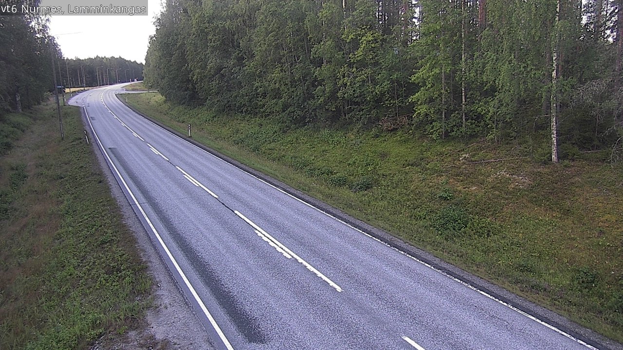 Weather Camera Image Road 6 Nurmes, Lamminkangas, Nurmes, Pohjois-Karjala