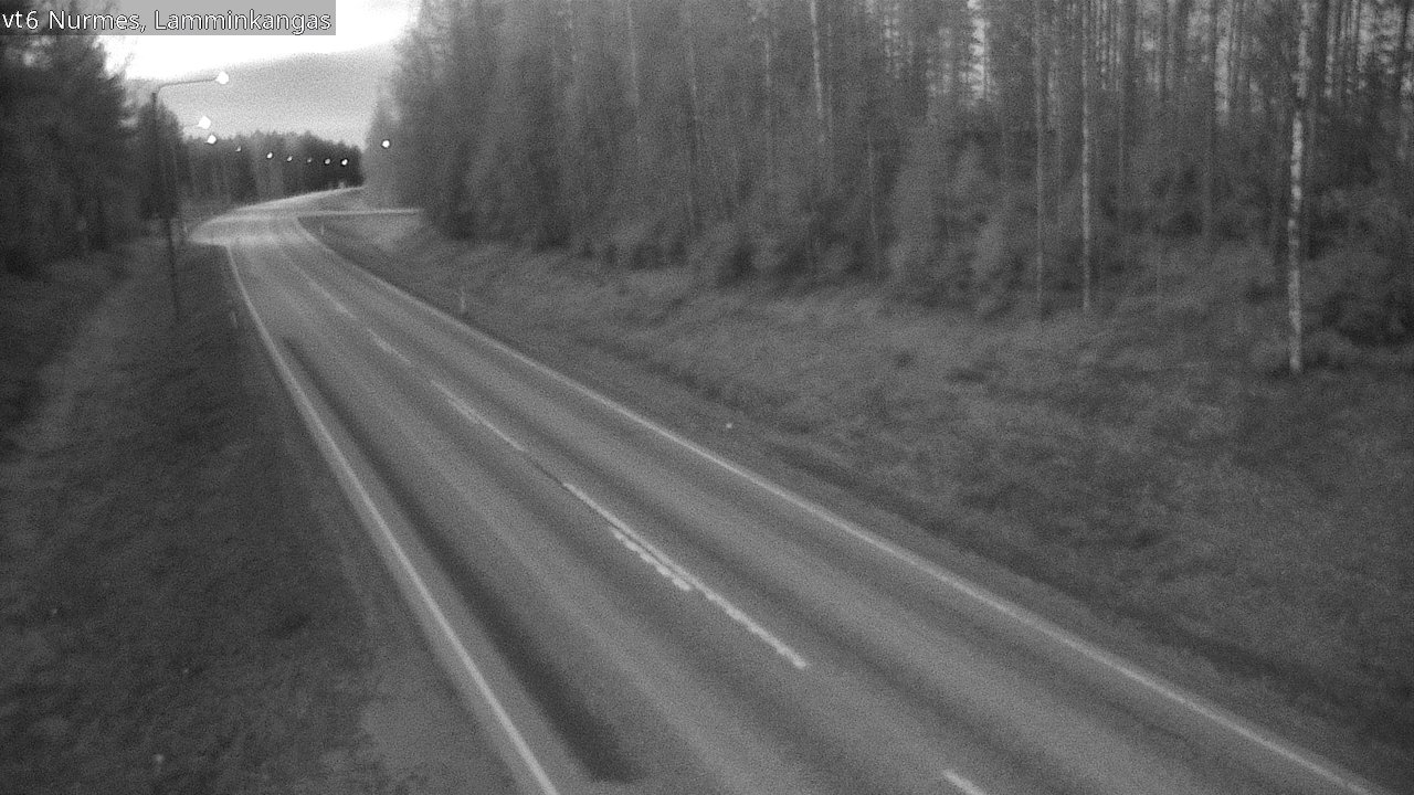 Weather Camera Image Road 6 Nurmes, Lamminkangas, Nurmes, Pohjois-Karjala