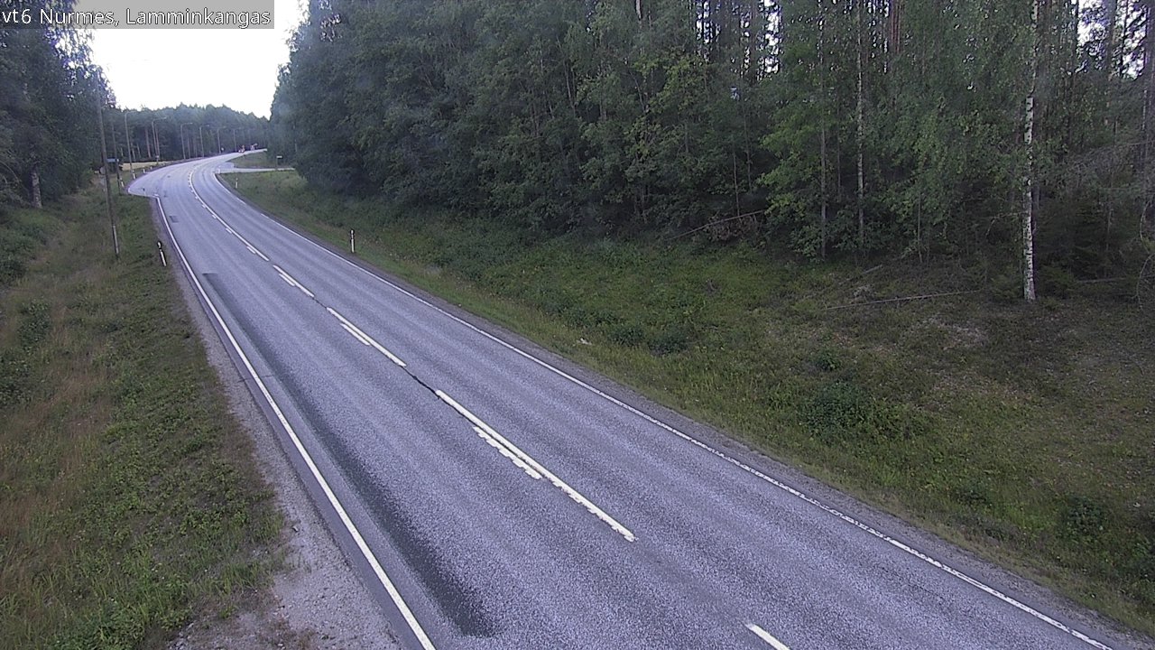 Weather Camera Image Road 6 Nurmes, Lamminkangas, Nurmes, Pohjois-Karjala