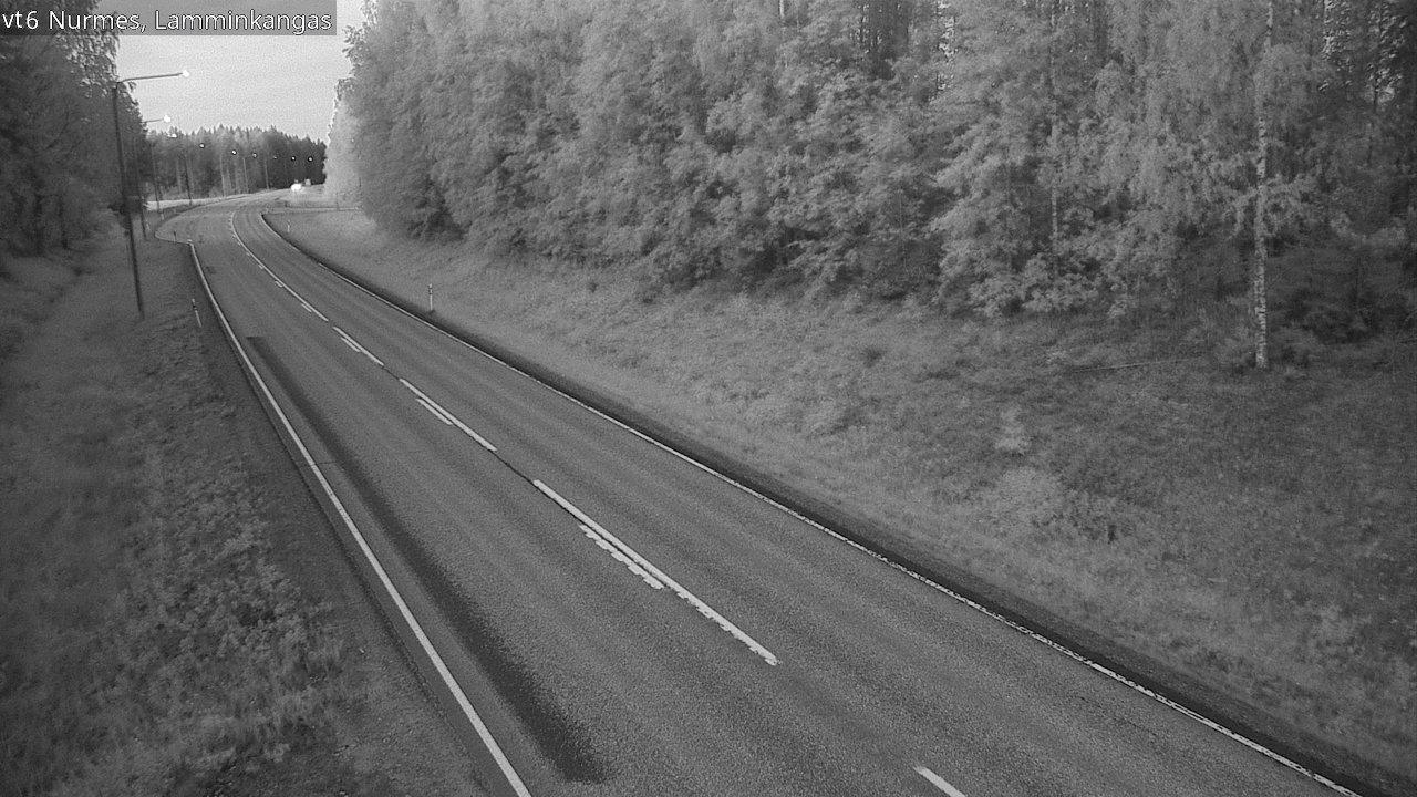 Weather Camera Image Road 6 Nurmes, Lamminkangas, Nurmes, Pohjois-Karjala