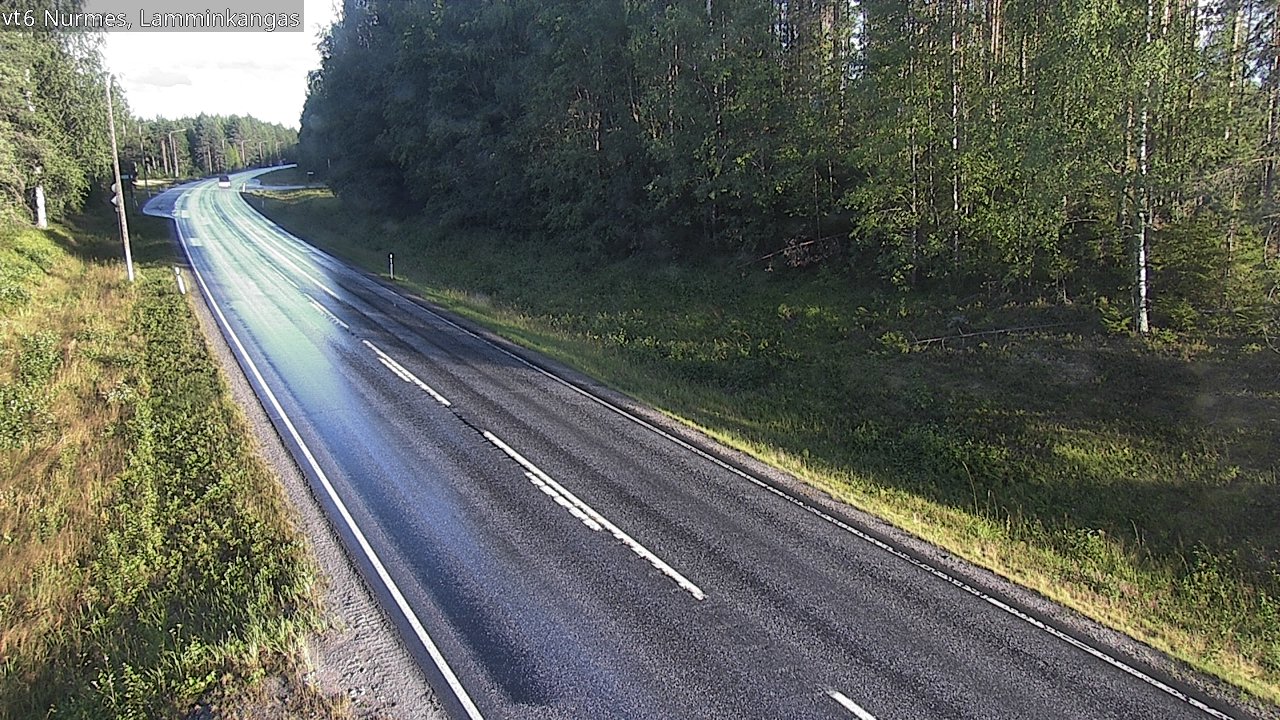 Weather Camera Image Road 6 Nurmes, Lamminkangas, Nurmes, Pohjois-Karjala