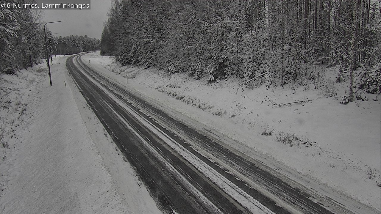 Weather Camera Image Road 6 Nurmes, Lamminkangas, Nurmes, Pohjois-Karjala