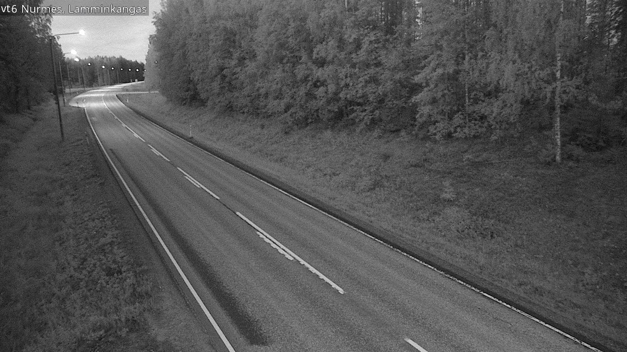 Weather Camera Image Road 6 Nurmes, Lamminkangas, Nurmes, Pohjois-Karjala