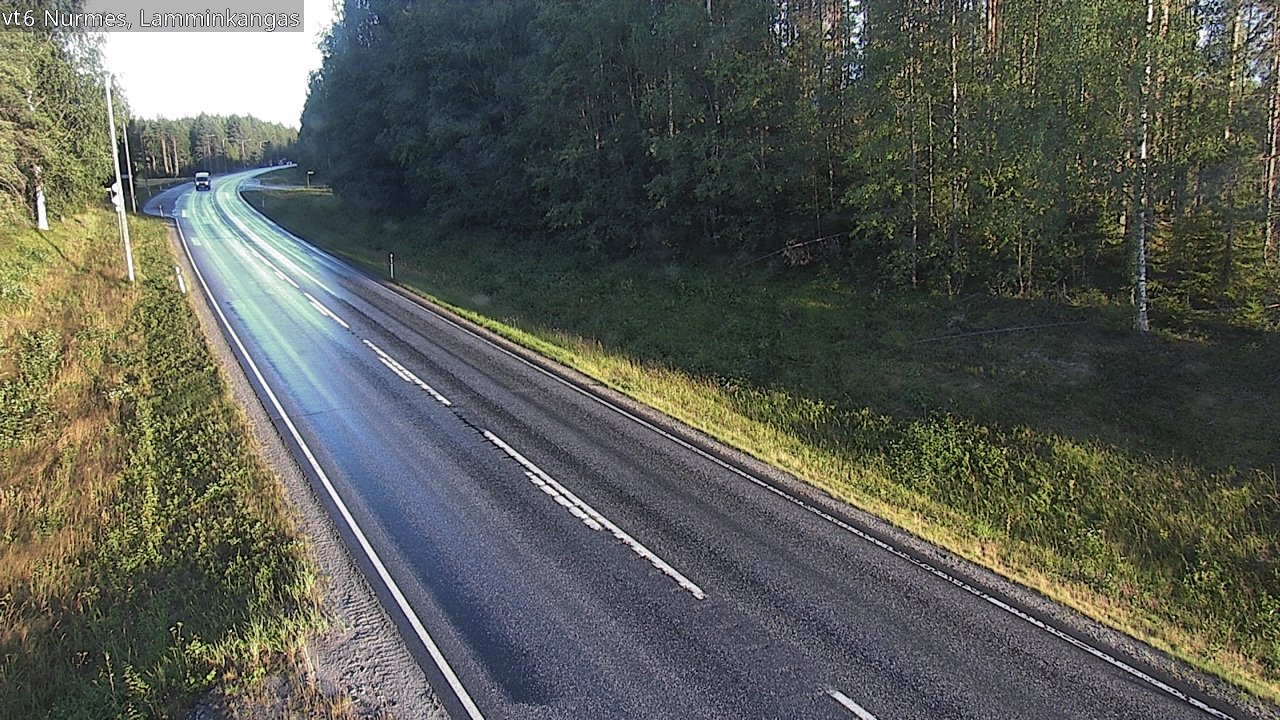 Weather Camera Image Road 6 Nurmes, Lamminkangas, Nurmes, Pohjois-Karjala