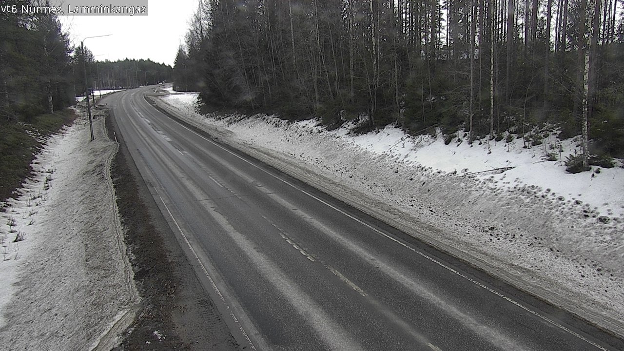 Weather Camera Image Road 6 Nurmes, Lamminkangas, Nurmes, Pohjois-Karjala