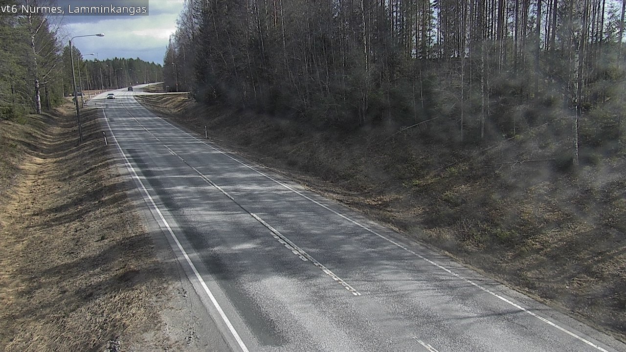 Weather Camera Image Road 6 Nurmes, Lamminkangas, Nurmes, Pohjois-Karjala