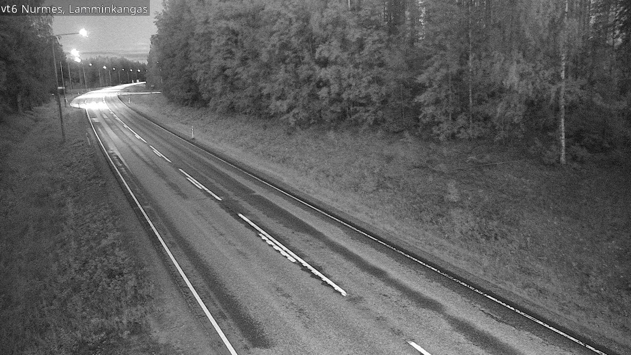 Weather Camera Image Road 6 Nurmes, Lamminkangas, Nurmes, Pohjois-Karjala