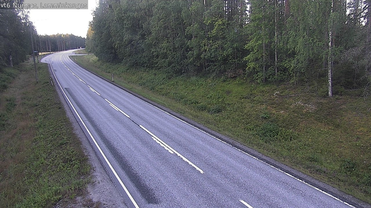 Weather Camera Image Road 6 Nurmes, Lamminkangas, Nurmes, Pohjois-Karjala