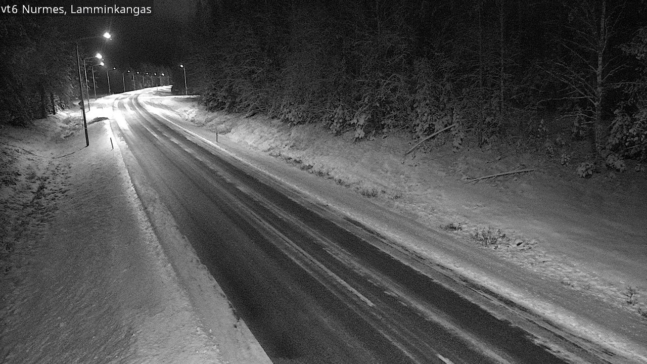 Weather Camera Image Road 6 Nurmes, Lamminkangas, Nurmes, Pohjois-Karjala