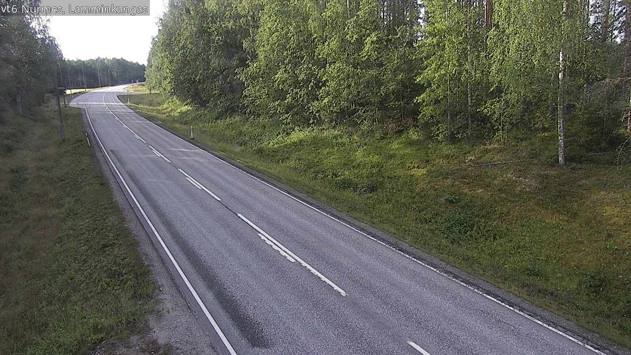 Weather Camera Image Road 6 Nurmes, Lamminkangas, Nurmes, Pohjois-Karjala