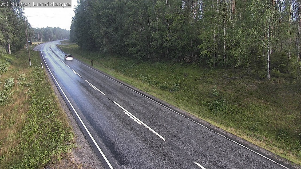 Weather Camera Image Road 6 Nurmes, Lamminkangas, Nurmes, Pohjois-Karjala