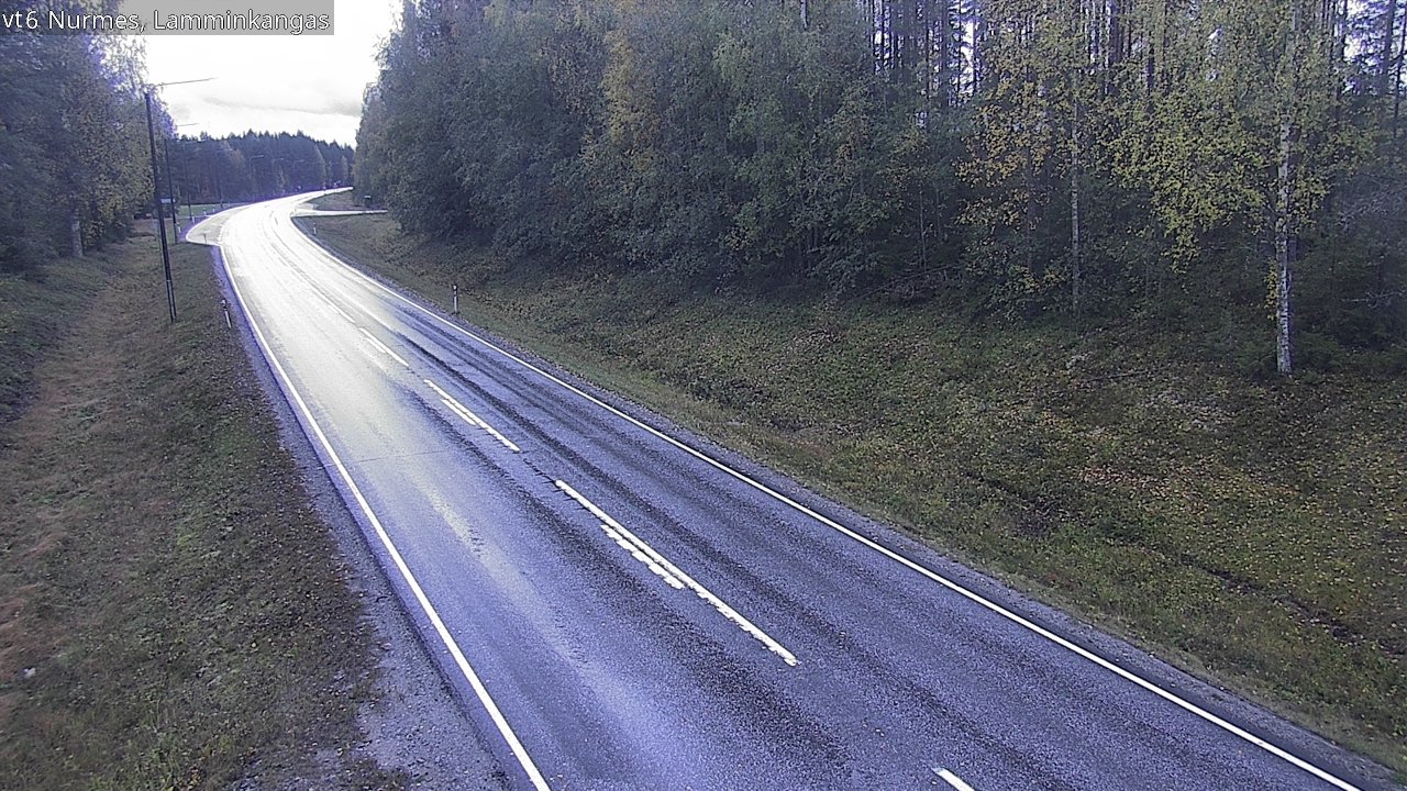 Weather Camera Image Road 6 Nurmes, Lamminkangas, Nurmes, Pohjois-Karjala
