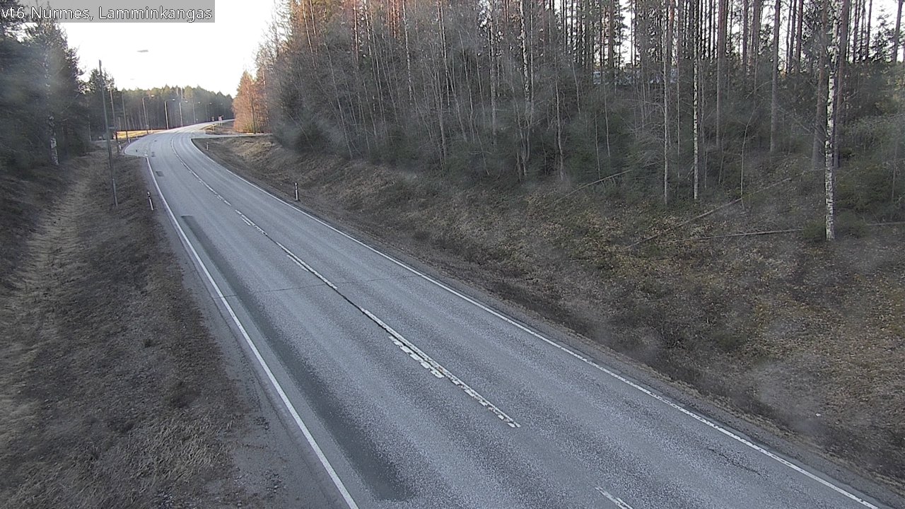 Weather Camera Image Road 6 Nurmes, Lamminkangas, Nurmes, Pohjois-Karjala