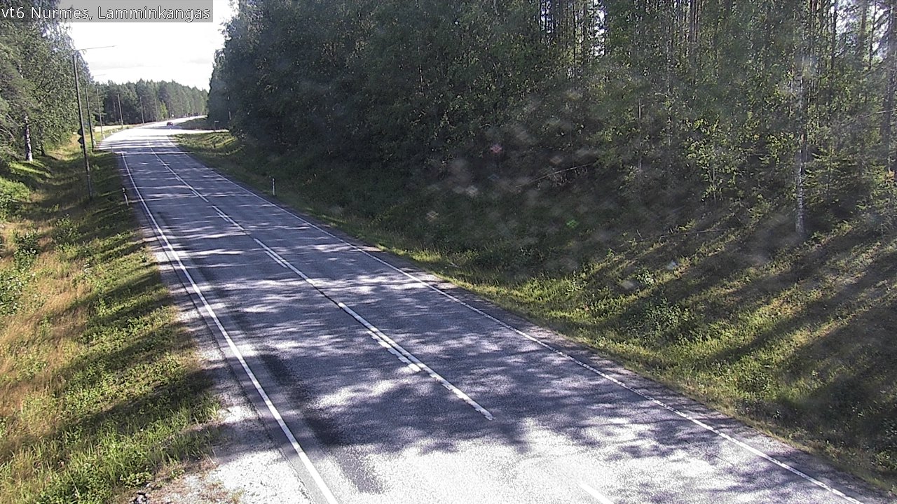 Weather Camera Image Road 6 Nurmes, Lamminkangas, Nurmes, Pohjois-Karjala