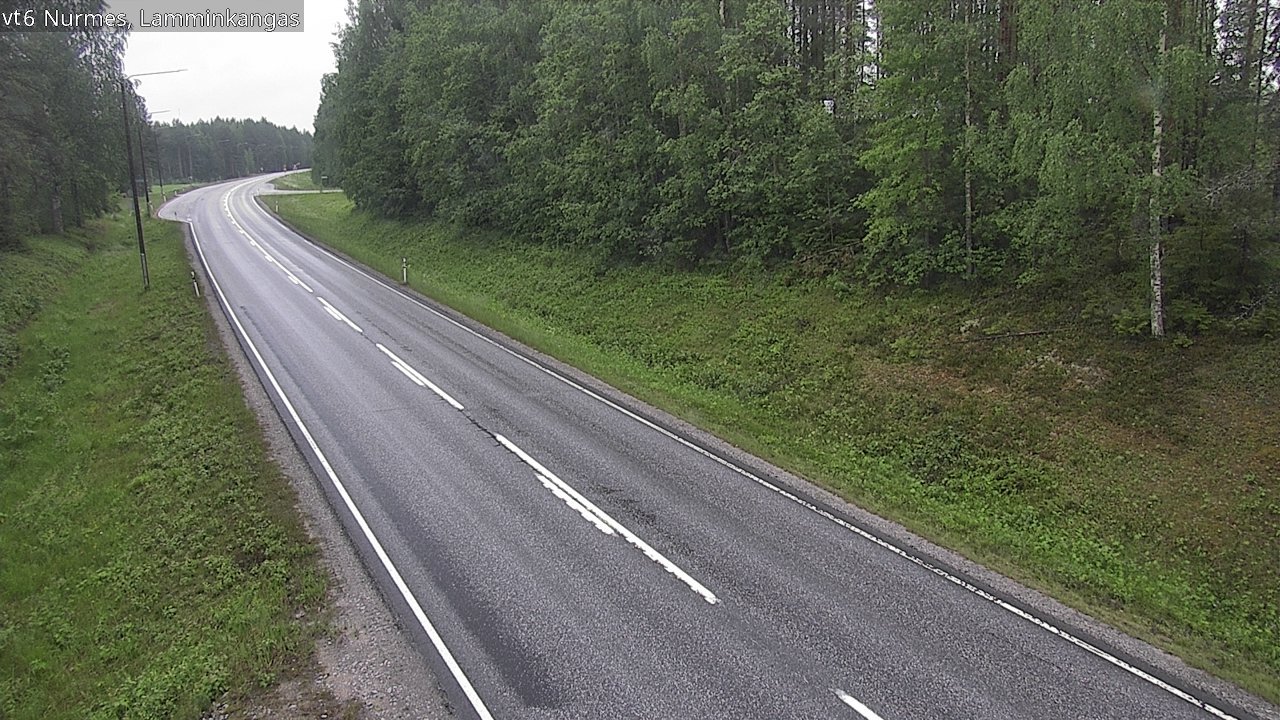Weather Camera Image Road 6 Nurmes, Lamminkangas, Nurmes, Pohjois-Karjala