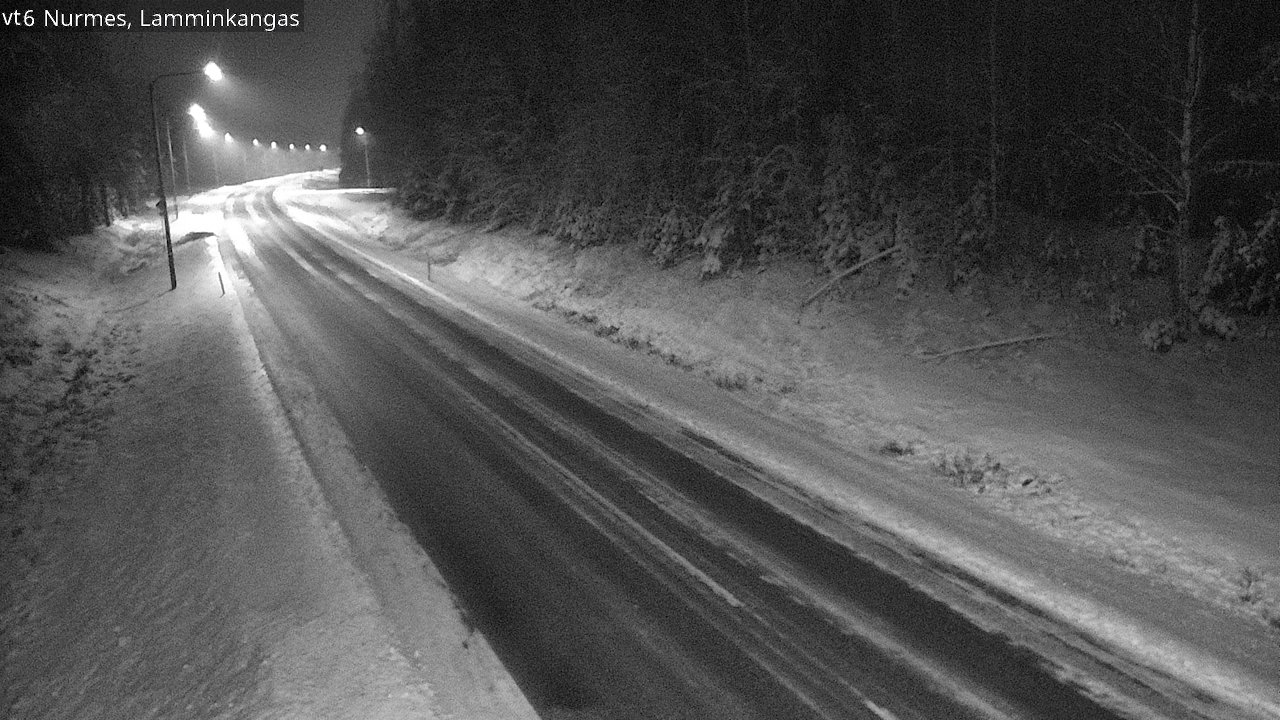 Weather Camera Image Väg 6 Nurmes, Lamminkangas, Nurmes, Pohjois-Karjala