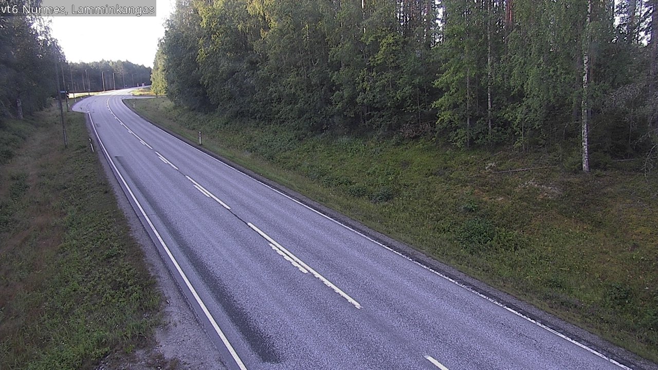 Weather Camera Image Road 6 Nurmes, Lamminkangas, Nurmes, Pohjois-Karjala