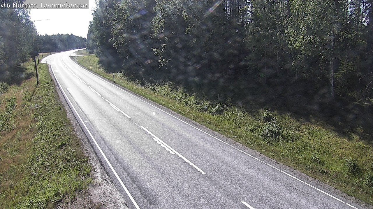 Weather Camera Image Road 6 Nurmes, Lamminkangas, Nurmes, Pohjois-Karjala
