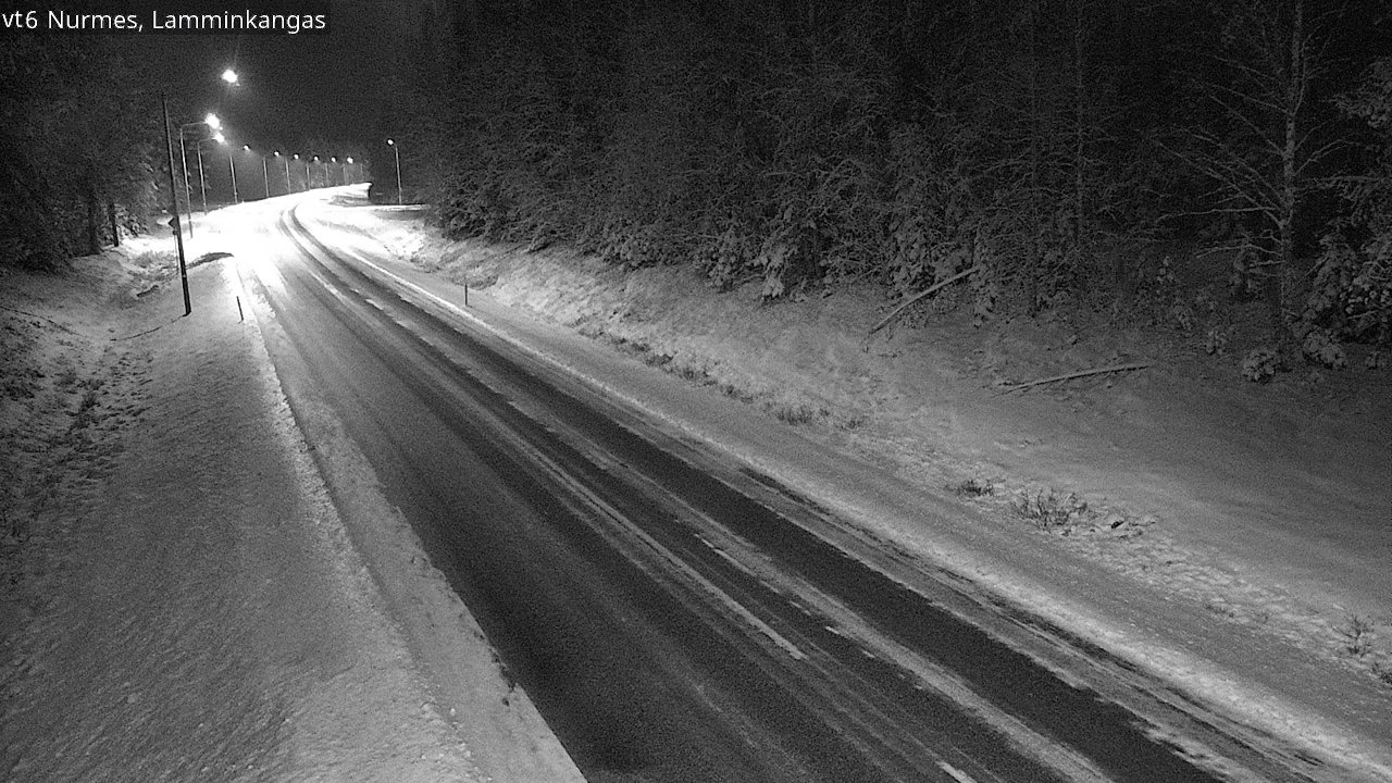 Weather Camera Image Road 6 Nurmes, Lamminkangas, Nurmes, Pohjois-Karjala