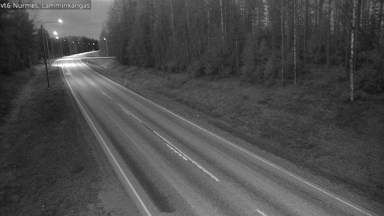 Weather Camera Image Road 6 Nurmes, Lamminkangas, Nurmes, Pohjois-Karjala