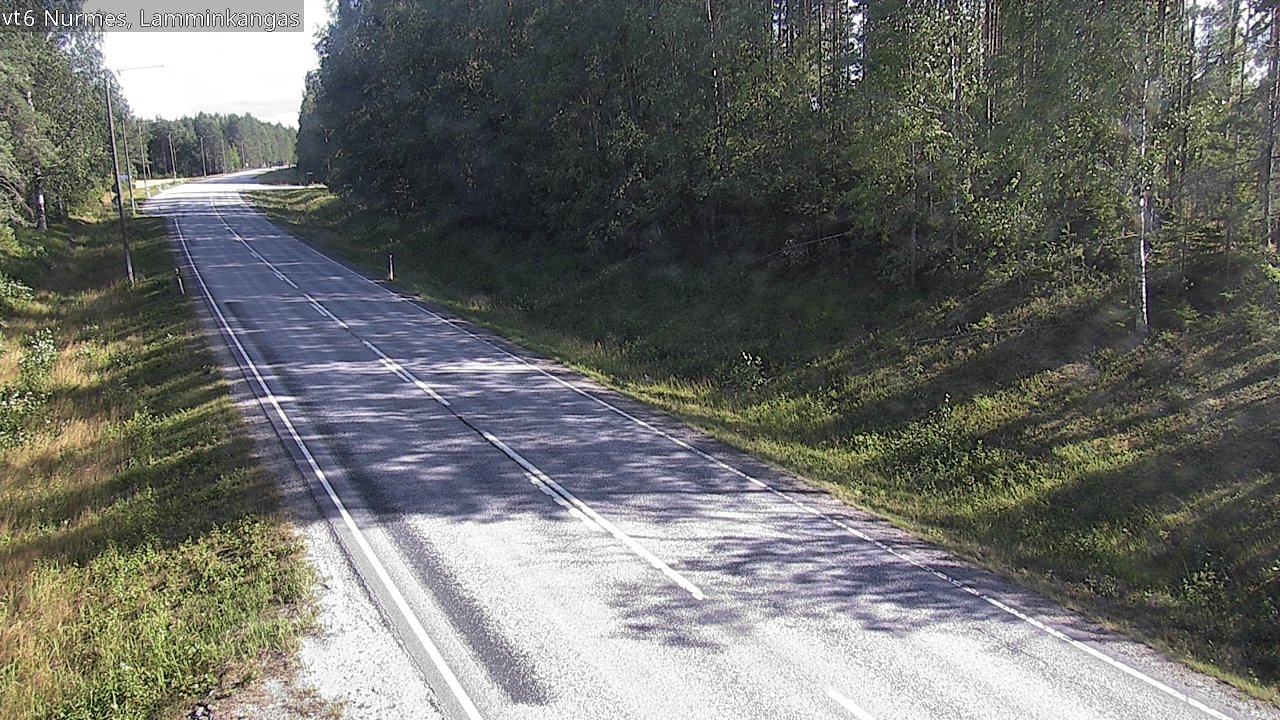 Weather Camera Image Road 6 Nurmes, Lamminkangas, Nurmes, Pohjois-Karjala