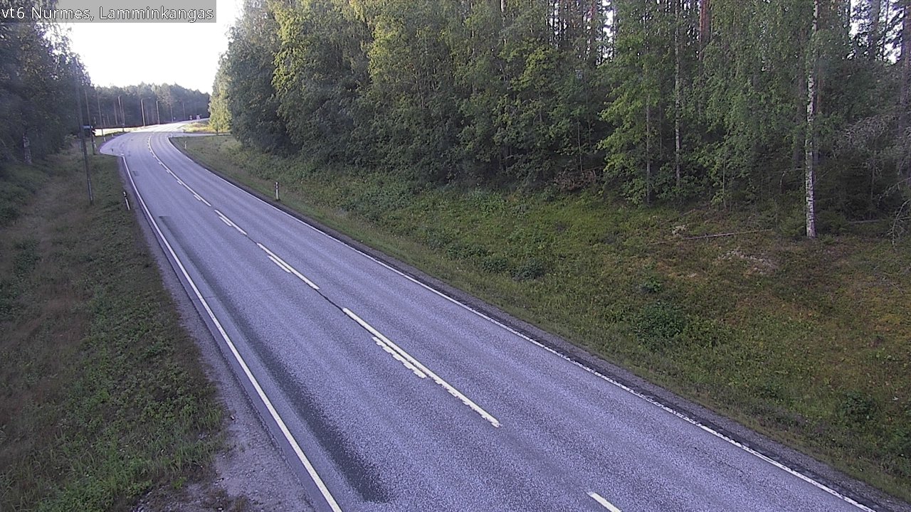 Weather Camera Image Road 6 Nurmes, Lamminkangas, Nurmes, Pohjois-Karjala