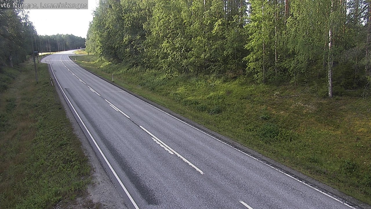 Weather Camera Image Road 6 Nurmes, Lamminkangas, Nurmes, Pohjois-Karjala