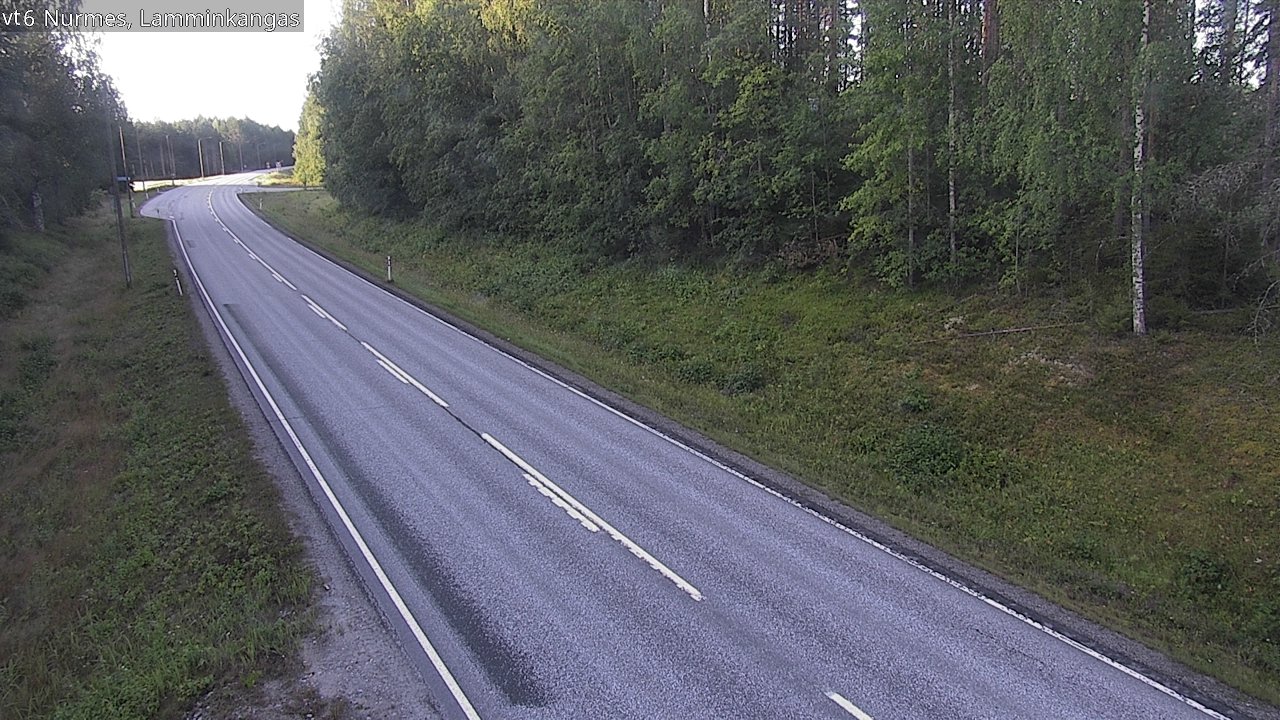 Weather Camera Image Road 6 Nurmes, Lamminkangas, Nurmes, Pohjois-Karjala