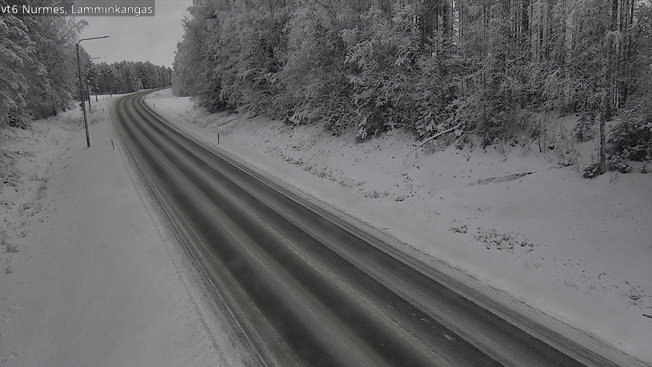 Weather Camera Image Road 6 Nurmes, Lamminkangas, Nurmes, Pohjois-Karjala