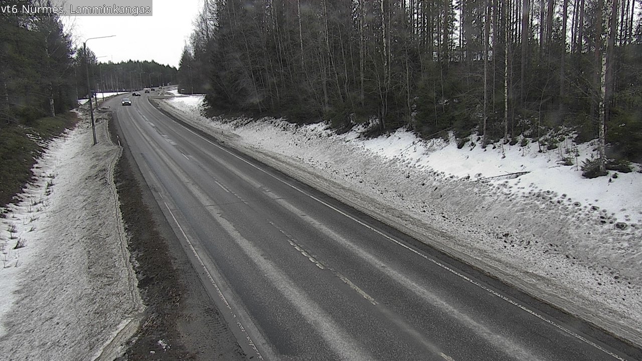 Weather Camera Image Road 6 Nurmes, Lamminkangas, Nurmes, Pohjois-Karjala